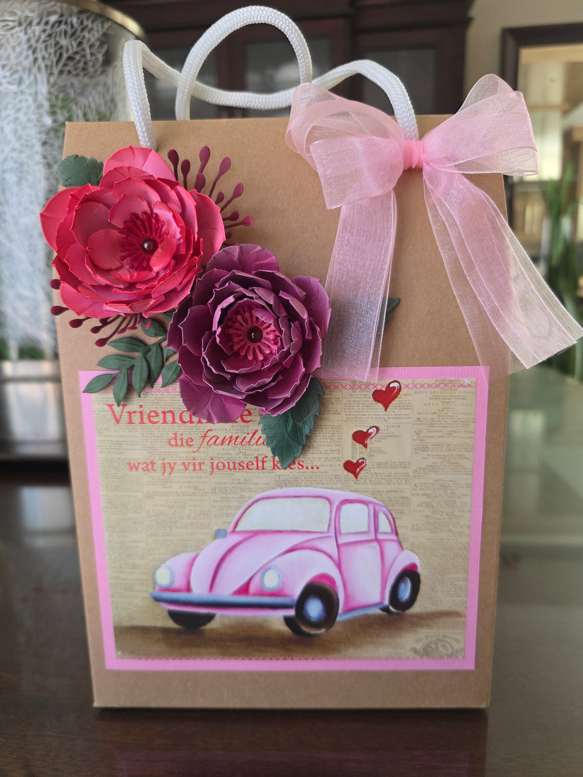 Vintage Gift Bag - VW Bug