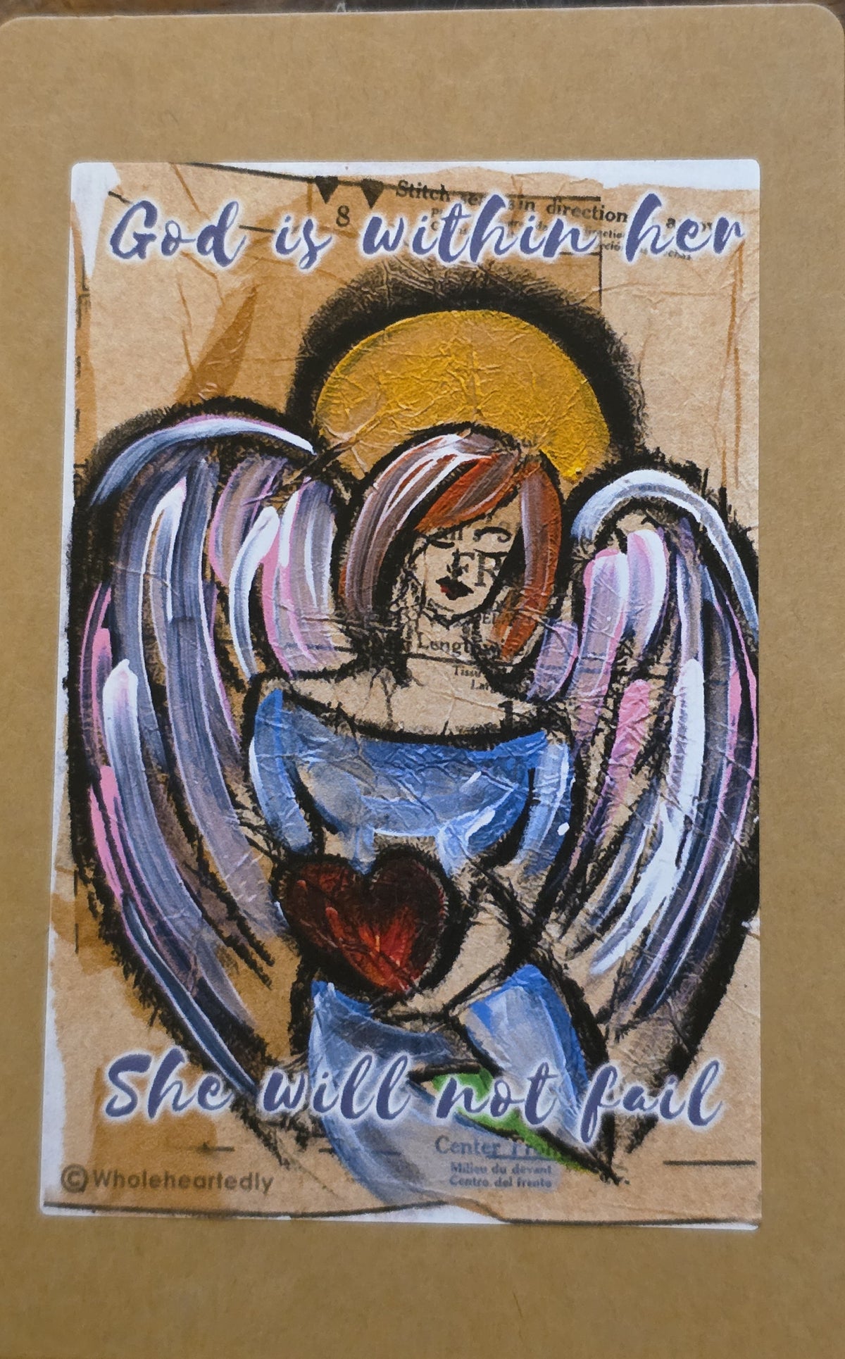 Sticky note set + Pen - Wholeheartedly  - Angel Wings