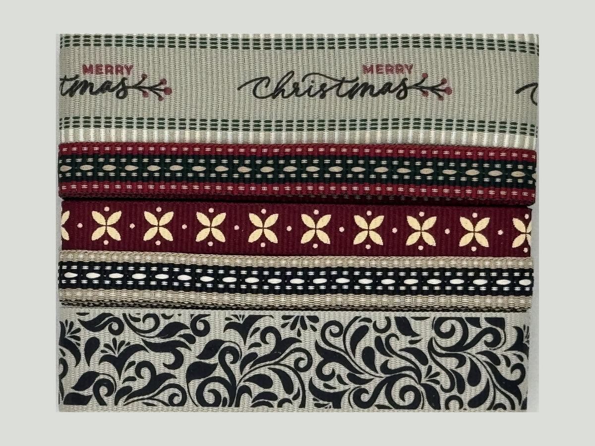 Merry Christmas - Navy & Maroon