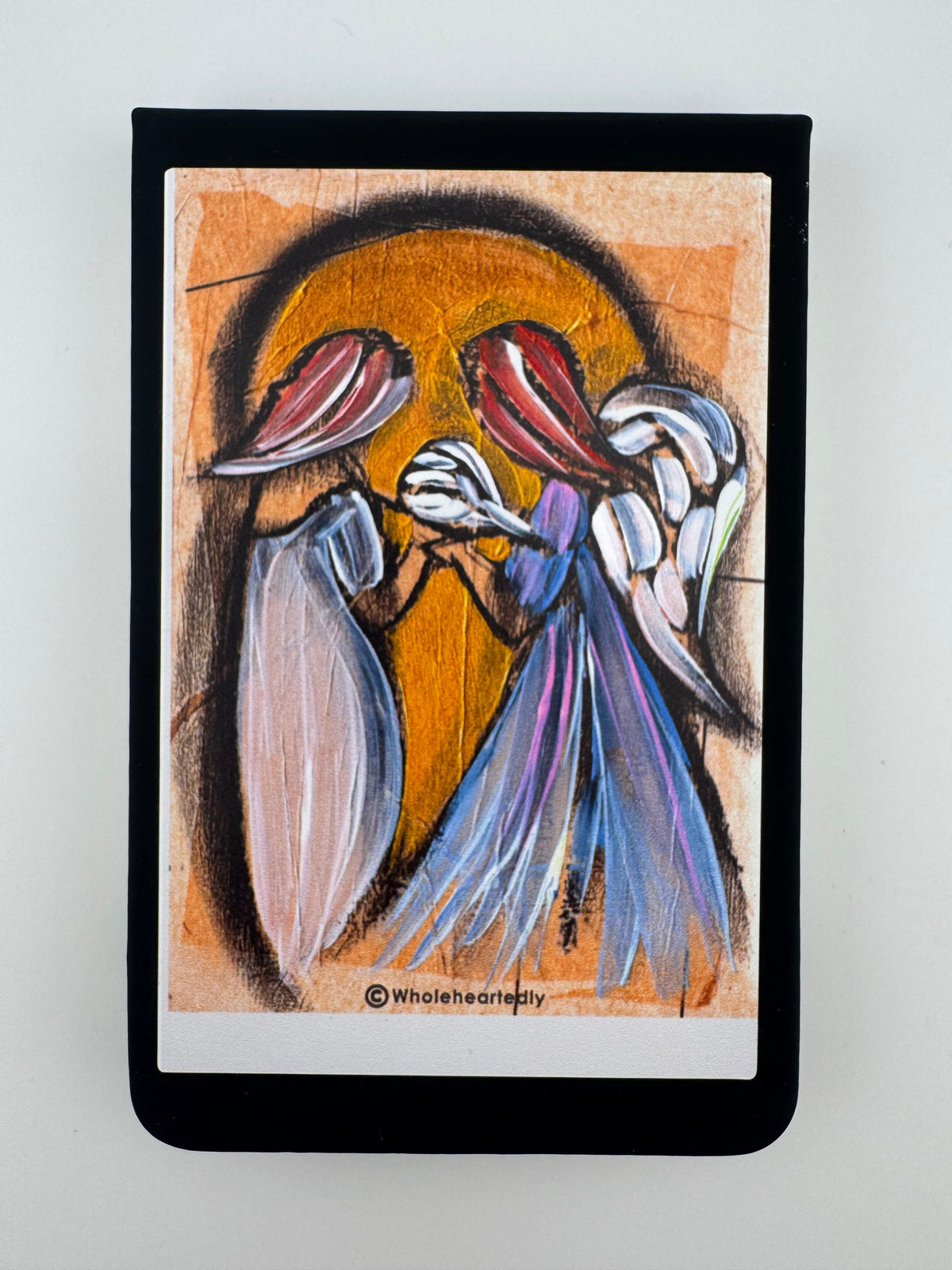 A6 hard cover Notebook - Black - Wholeheartedly - Give you my wing