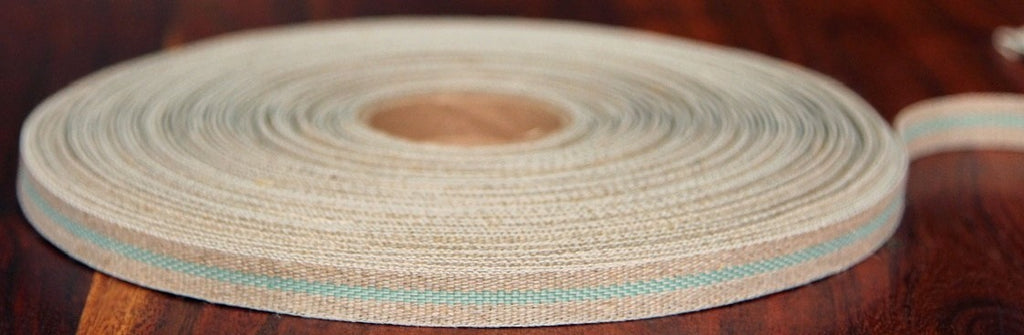 Linen With Sage Stripe
