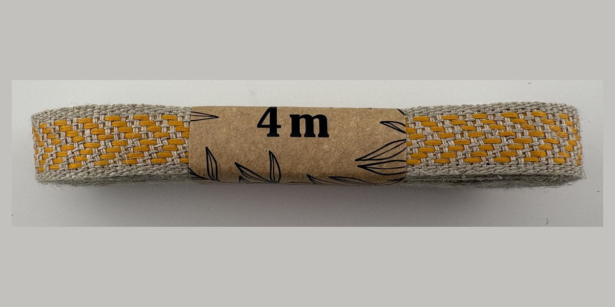 Chevron - Mustard On Linen