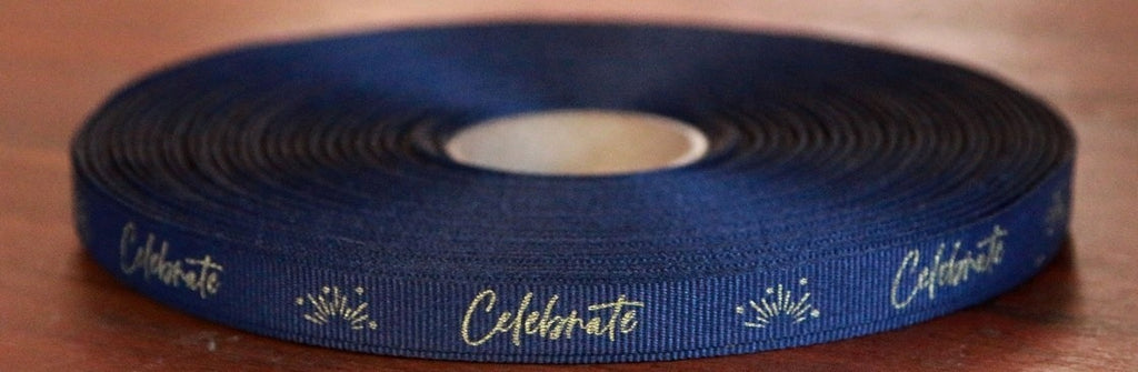 Celebrate - Gold On Navy
