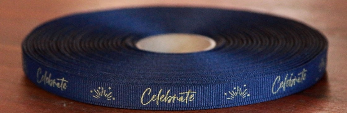 Celebrate - Gold On Navy