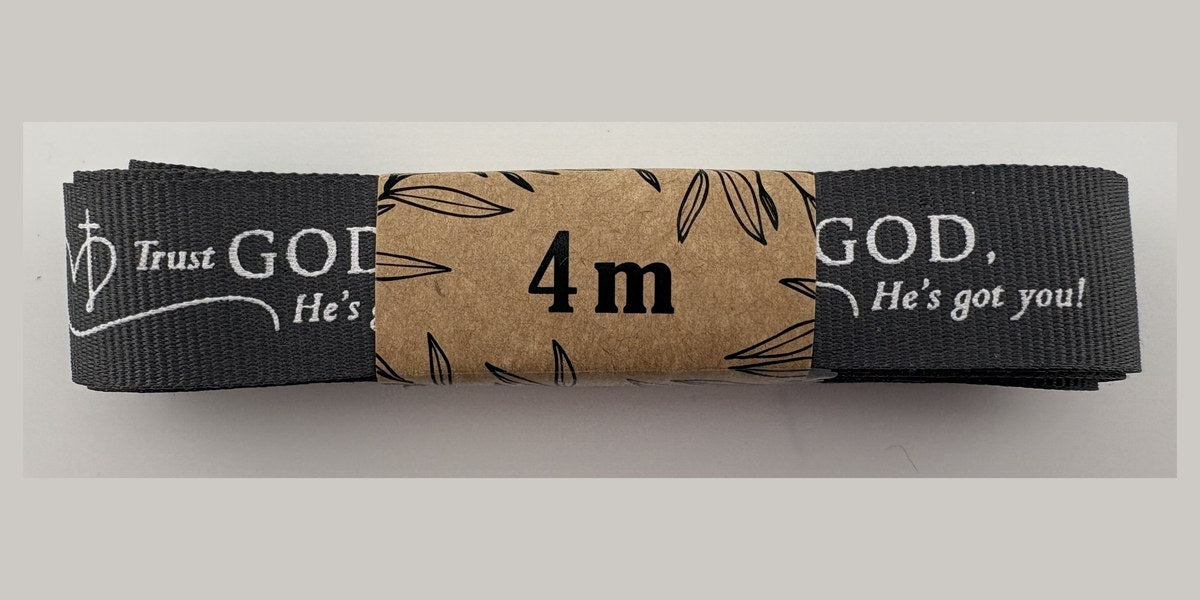 Trust God, His Got You! - White On Grey