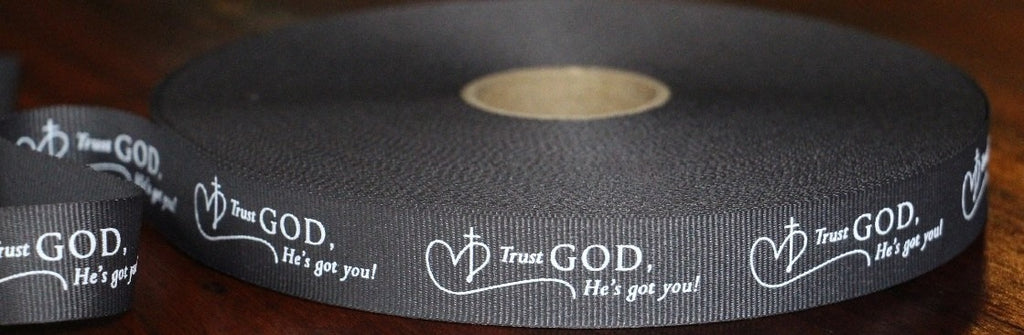 Trust God, His Got You! - White On Grey