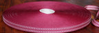 Maroon Red With Cream Stitching