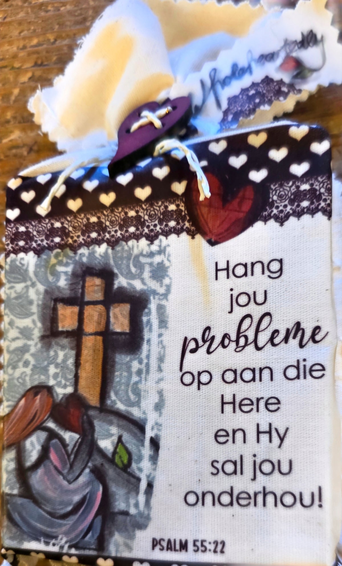 Fabric pouch - washing pegs