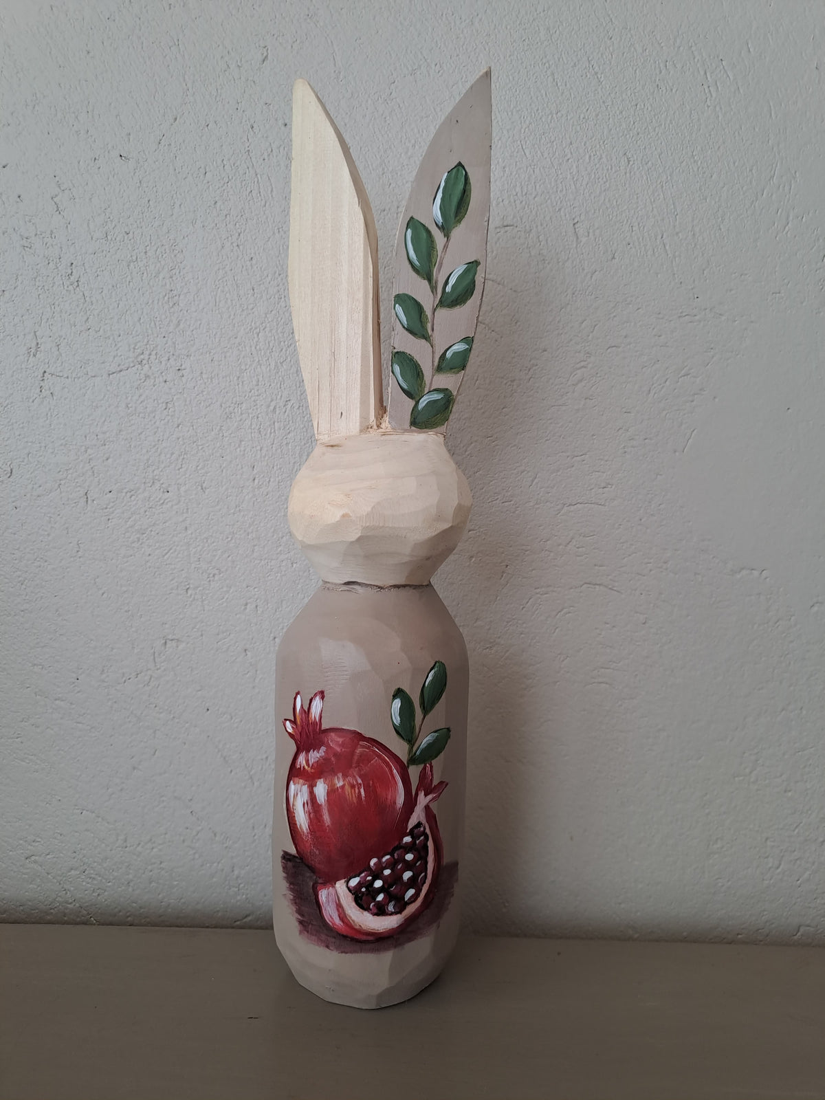 Painted bottle - bunny ears