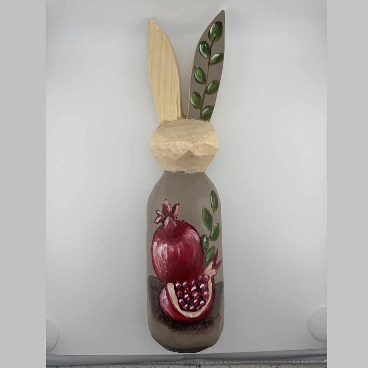 Painted bottle - bunny ears