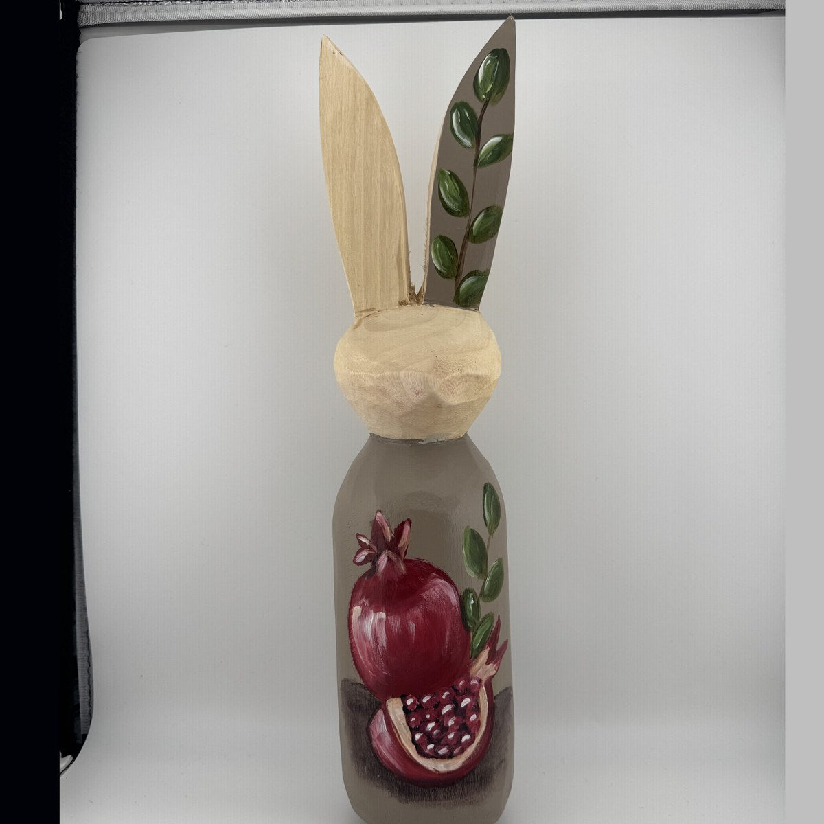 Painted bottle - bunny ears