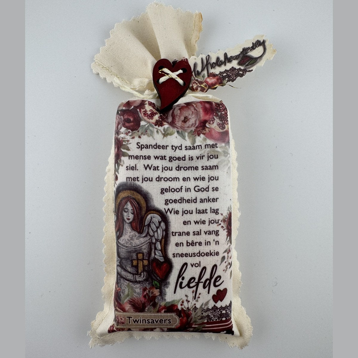 Fabric pouch - Liefde (angel)