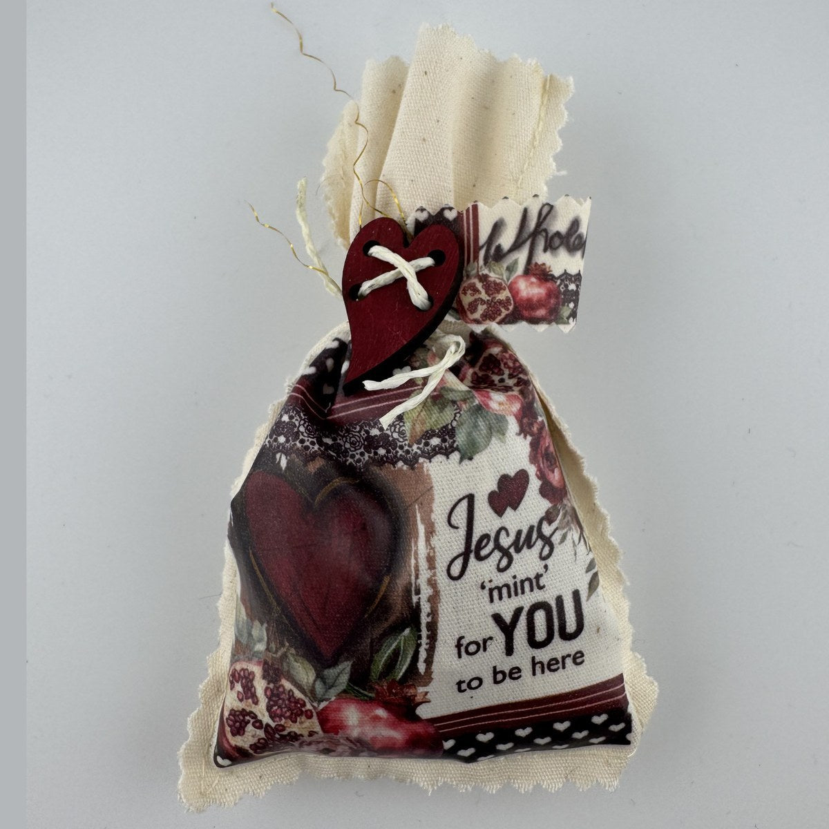 Fabric pouch - Jesus "mint" for you