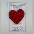 Card - Omgee Hart (crochet heart)
